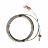 Termocupla Tipo K Tornillo Hasta 800 C Cable 2m Industrial