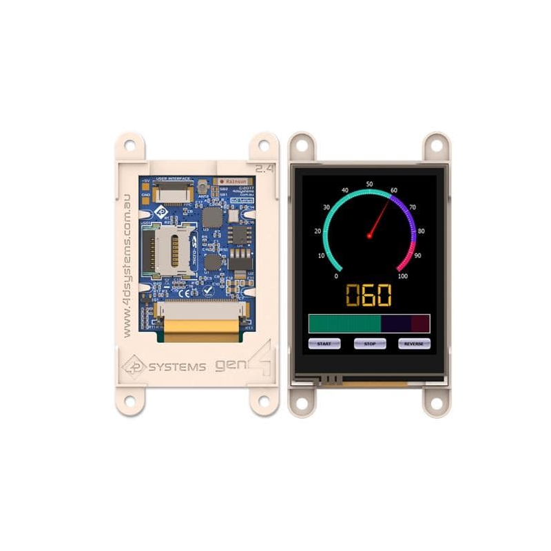 MODULO PANTALLA INTELIGENTE I2C, SPI, USB 4.3" 4DSYSTEM