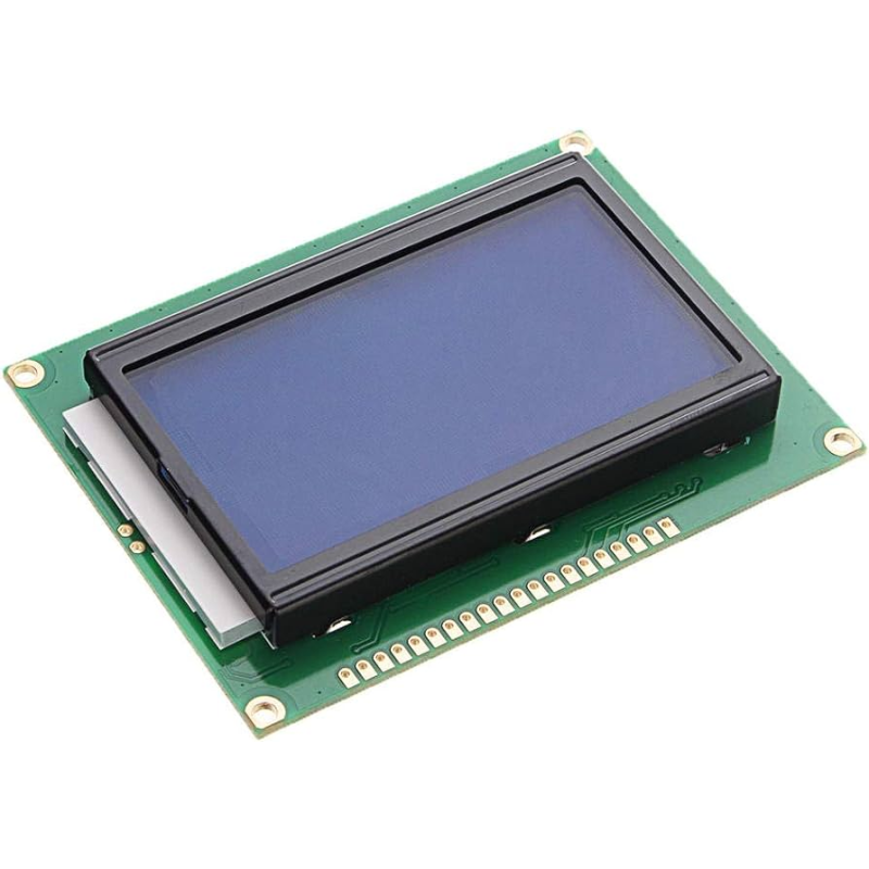 Lcd De 128x64 Puntos Con Luz De Fondo Azul Para Arduino