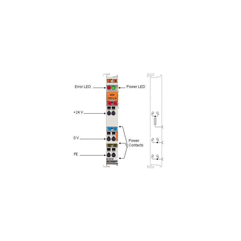 MODULO ALIMENTADOR BUS E BECKHOFF EL9210