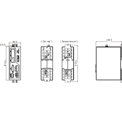 Gateway V-BOX H WECON Advanced celular 4G V-BOX H-AG
