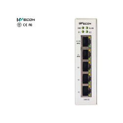 Switch industrial WECON 5 puertos riel DIN SW05E