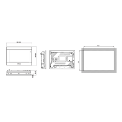 Pantalla HMI WECON touch 7" Serial / Ethernet/ IoT PI3070ig