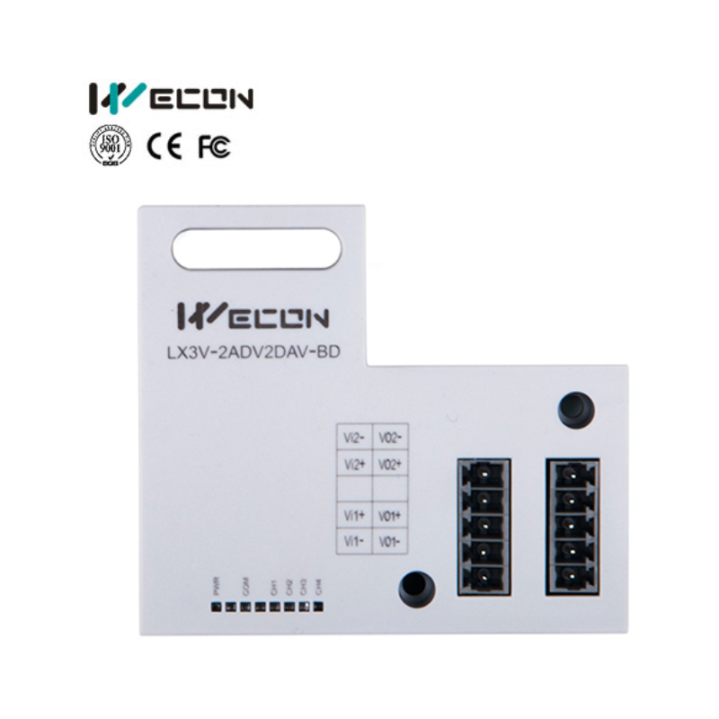 Módulo BD PLC LX3V WECON analógico 2AI/2AO voltaje LX3V-2ADV2DAV-BD