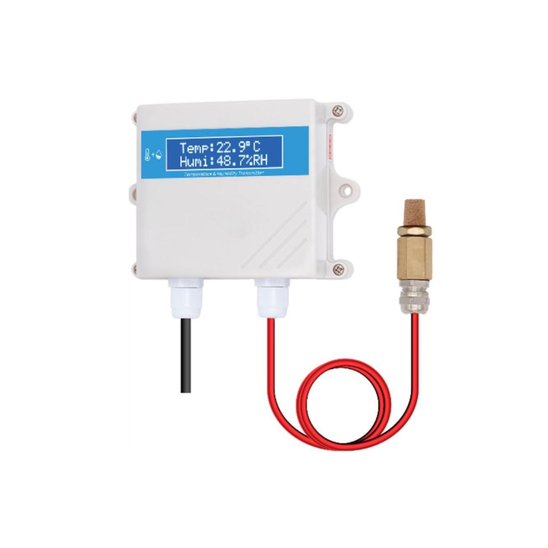 SENSOR HUMEDAD TEMPERATURA INDUSTRIAL 4-20mA TRANSMISOR