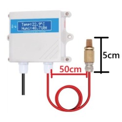 SENSOR HUMEDAD TEMPERATURA INDUSTRIAL 4-20mA TRANSMISOR