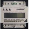 Medidor De Energia Modbus Rtu monofásico 2 hilos Riel Din 220V 50A LCD