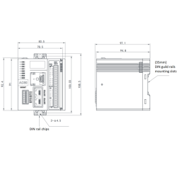 PLC Wecon AC60 Avanzado – 8 Entradas DI 8 Salidas DO