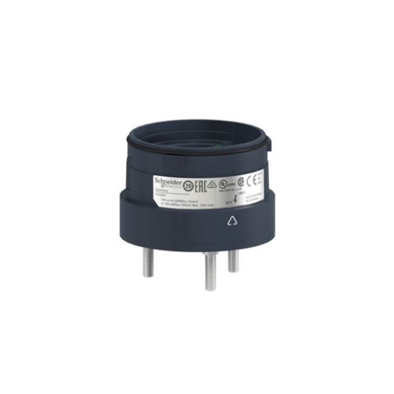 UNIDAD DE FIJACIÓN PARA TORRE LUMINOSA MODULAR HARMONY XVU, Ø60 MM, MONTAJE DIRECTO DE 3 PINES - XVUZ01