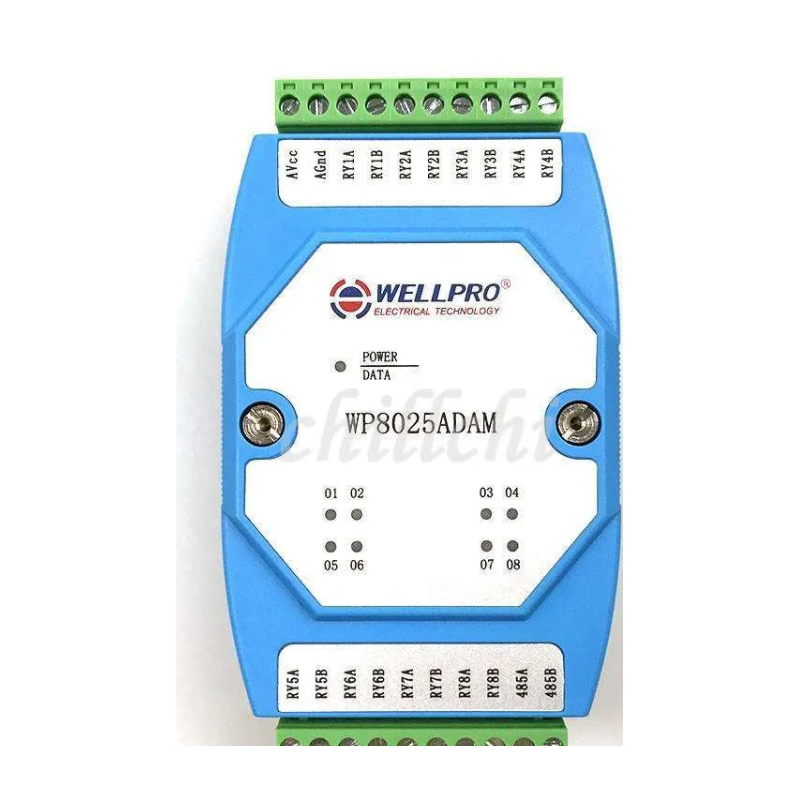Modulo de Adquisicion 8RY Modbus RTU RS485